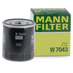 MANN-FILTER Ölfilter W 7043 Motorölfilter,Filter für Öl FORD,FORD USA,FOCUS III Turnier,Kuga Mk2 (DM2),FOCUS III,Mondeo V Kombi (CF)