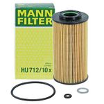 MANN-FILTER Ölfilter HU 712/10 x Motorölfilter,Filter für Öl HYUNDAI,KIA,i30 (FD),i10 (PA),GETZ (TB),i30 CW (FD),i10 (IA),MATRIX (FC)