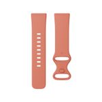 Fitbit Versa 3/ Sense, Infinity Band-pink-L | Armband | Endlosarmband aus einem flexiblen Silikonmaterial | Wasser- und schmutzabweisend