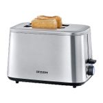 Severin AT 2513 | Langschlitztoaster | 1600 Watt | Turbo-Toastfunktion | Brötchenaufsatz | XXL-Röstkammern | Hochwertiges Gehäuse in Voll-Edelstahl | Auftaufunktion