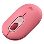 Logitech POP Mouse | Bluetooth Maus | 4 Tasten | Kabellos | 4000 DPI Auflösung | Bis zu 24 Monate Betriebszeit | Bis zu 10 Meter Betriebsabstand | Koralle