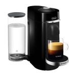 DeLonghi ENV 155.B Nespresso Vertuo Plus | Kapsel-Automat | schwarz | 1,7l Wassertank | automatischer Kapselauswurf | Höhenverstellbare Tassenabstellfläche