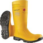 Dunlop_Workwear »Purofort FieldPRO full safety« Gummistiefel mit innovativer Snug-fit Passform, die ein Verrutschen der Ferse verhindert, gelb