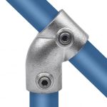Rohrverbinder | T-stück -  kurz 45° - Typ 3D - 42,4 mm | Temperguss | KLEMP