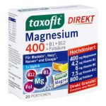 Taxofit Magnesium 400+b1+b6+b12+folsÃ¤ure 800 Granulat