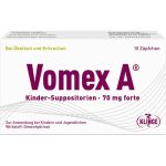 VOMEX A Kinder-Suppositorien 70 mg forte 10 St.