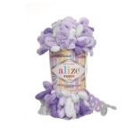 Alize »100g Strickgarn ALIZE Puffy Color Fingerstrickgarn Schlaufenwolle Stricken ohne Nadel« Häkelwolle, 9 m, 6372