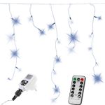 VOLTRONIC® 600 LED Lichterkette Eisregen, kaltweiß, FB