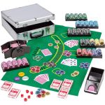GAMES PLANET® Ultimate Pokerkoffer 600 Chips Kartenmischer