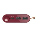 Powerbank 18000 mAh mit USB-C Anschluss, Ruby Red (00191099)