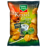 Funny-frisch Kessel Chips Cross Cut RANCH Sauce Style 120g