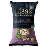 Lisa\'s Bio-Kesselchips Sauerrahm & Frühlingszwiebel vegetarisch 125g