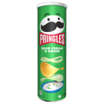 Pringles Sour Cream & Onion Chips 185g