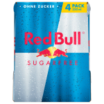 Red Bull Energy Drink Zuckerfrei 4x0,25l