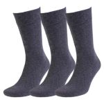 Amanda Christensen 3P True Ankle Soft Top Sock Anthrazit Gr 43/46 Herren