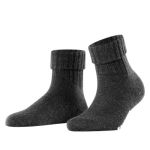 Burlington Plymouth Wool Sock Dunkelgrau Wolle Gr 36/41 Damen