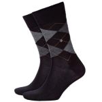 Burlington Edinburgh Wool Sock Schwarz Gr 40/46 Herren