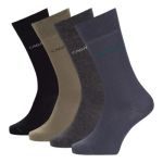 Calvin Klein 4P Palmer Socks Gift Box Schwarz/Blau One Size Herren