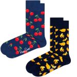 Happy socks 2P Classic Cherry Socks Blau Baumwolle Gr 41/46