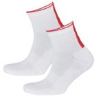 HUGO 2P Rib Logo Ankle Sock Weiß Gr 43/46