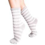PJ Salvage Cosy Socks Grau gestreift One Size Damen