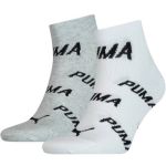 Puma 2P BWT Quarter Sock Weiß/Grau Gr 39/42