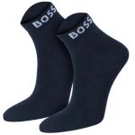 BOSS 2P Cotton Mix Ankle Sock Marine Gr 39/42 Herren