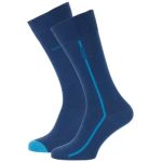 BOSS 2P Logo Line Sock Blau Gr 39/42