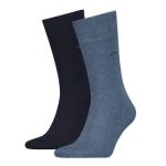 Calvin Klein 2P Carter Casual Flat Knit Sock Marine/Blau Gr 39/42 Herren