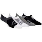 Calvin Klein 4P Sneaker Liner Socks Gift Box Schwarz/Grau Gr 40/46 Herren