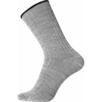Egtved Wool No Elastic Rib Socks Grau Gr 45/48