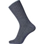 Egtved Wool No Elastic Rib Socks Blau Gr 45/48