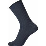 Egtved Wool No Elastic Rib Socks Dunkelblau Gr 45/48