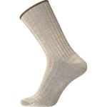Egtved Wool No Elastic Rib Socks Beige Gr 45/48