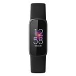 FitBit Luxe | Edelstahl Gehäuse Graphit, Silikonband Schwarz | AMOLED | GPS | kontinuierliche Herzfrequenz Messung | Stressmanagement | Atemübungen