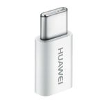 Huawei AP52 Micro USB > USB Type-C | 24-poliger USB-C - männlich | 5-poliger Micro-USB Typ B - weiblich | Markenkompatibilität: Universal | Weiß