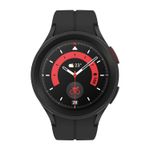 Samsung Galaxy Watch 5 Pro in schwarz | Smartwatch | Bis zu 80 Stunden Akkulaufzeit | Wasserdicht bis 5 ATM | Blutdruckmessung | Sturzerkennung | AMOLED Display 