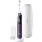 Oral-B iO Series 8N | Vibrierende Zahnbürste | Lila | Tiefenreinigung | Zahnfleischpflege | für sensible Zähne | Farbdisplay & Reiseetui