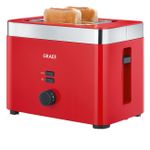 Graef TO 63 Toaster rot | zwei Scheiben Toaster