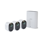 Arlo Ultra 2 System Bundle (3xKamera) | WiFi-Kamera Set | Außenbereich, Innenbereich | Glasklares 4K-HDR-Video | Verbesserte Nachtsicht in Farbe