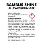 ABACUS »Bambus Shine« Flüssigreiniger (Set, 6-tlg., (1x 750 ml Bambus Shine Allzweckreiniger, 1x 3er Set Bambus Shine Glas- & Geschirrtuch, 1x 2er Set Bambus Shine Vorreinigungstuch), vielseitig einsetzbar)