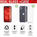 Displex »DISPLEX Real Glass + Case für iPhone 13«, Displayschutzfolie