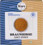 Werz Braunhirse ganz keimfähig, 500 gr Packung -gl