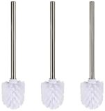 WC-Reinigungsbürste, WENKO, (Set, 3-tlg), weiß, Durchmesser 8 cm