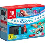 Nintendo Switch rot-blau Sports Set inkl. Beingurt, Spiel & 3 Monate Online Mitgliedschaft