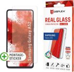 Displex »DISPLEX Real Glass Panzerglas für Samsung Galaxy A52/A52 5G (6,5), 10H Tempered Glass, mit Montagesticker, 2D« für Samsung Galaxy A52 (5G), Displayschutzfolie