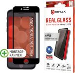 Displex »DISPLEX Privacy Glass Panzerglas für Apple iPhone 6/7/8/SE(2020) (4,7), 10H Tempered Glass, mit Montagerahmen, Full Cover« für iPhone 6/7, Displayschutzfolie