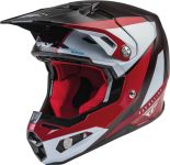 FLY Racing Formula Carbon Prime Motocross Helm, schwarz-weiss-rot, Größe XS, schwarz-weiss-rot, Größe XS