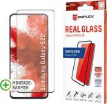 Displex »DISPLEX Real Glass Panzerglas für Samsung Galaxy S20/S20 5G (6,2), 10H Tempered Glass, mit Montagerahmen, Full Cover«, Displayschutzglas