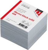 Notizzettel-Nachfüllung 90x90mm weiß 900 Blatt